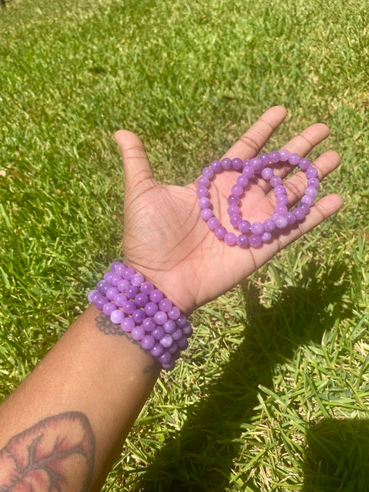 Purple Chalcedony Bracelet